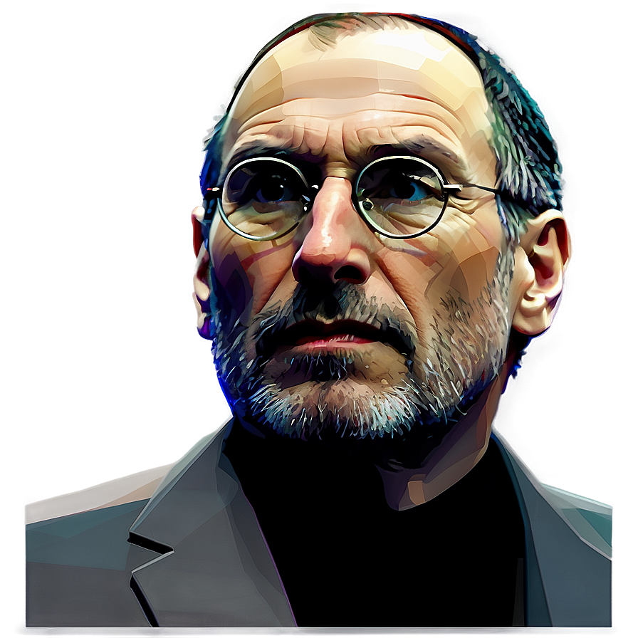 Steve Jobs Minimalist Art Png 32