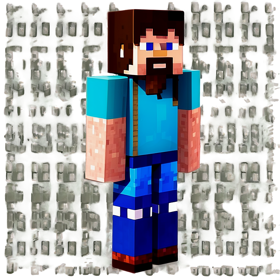 Steve Minecraft Character Png 97