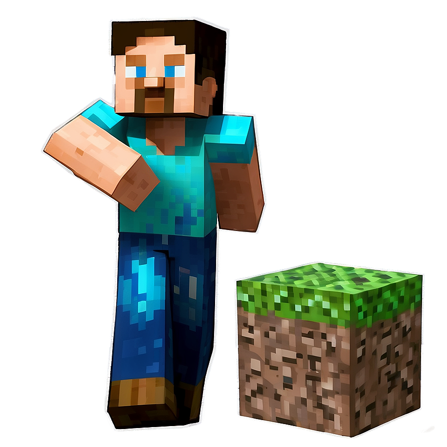 Steve Minecraft Character Png Uhj90