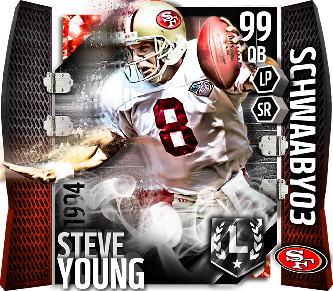 Steve Young49ers Legendary Card