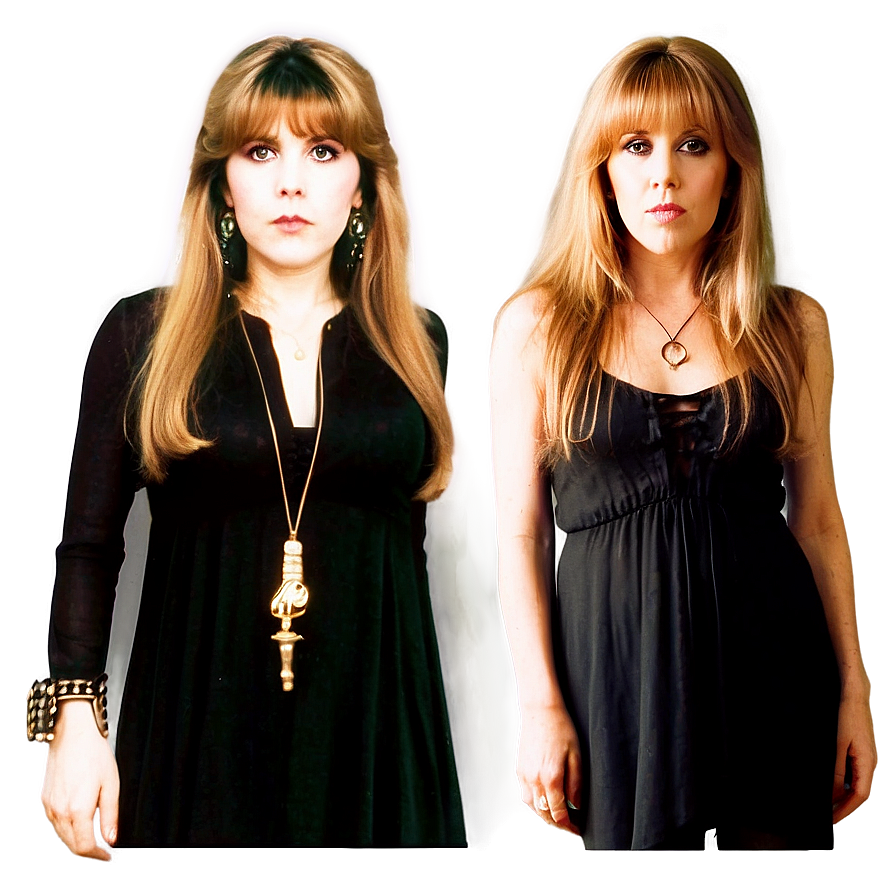 Stevie Nicks Black Dress Png 33