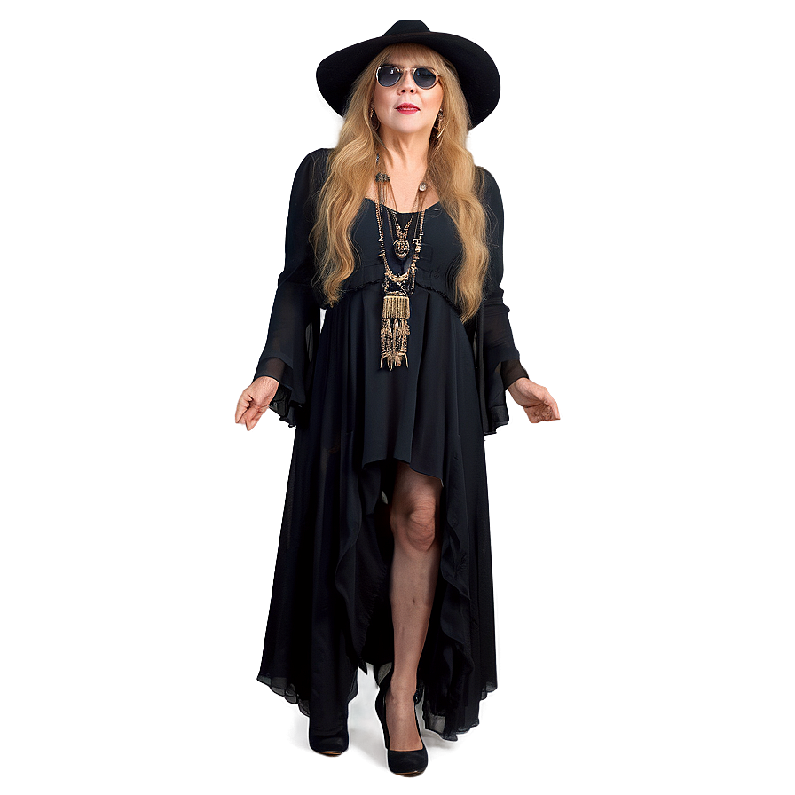 Stevie Nicks Fashion Icon Png 06252024