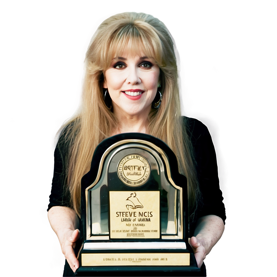 Stevie Nicks Holding Award Png 71