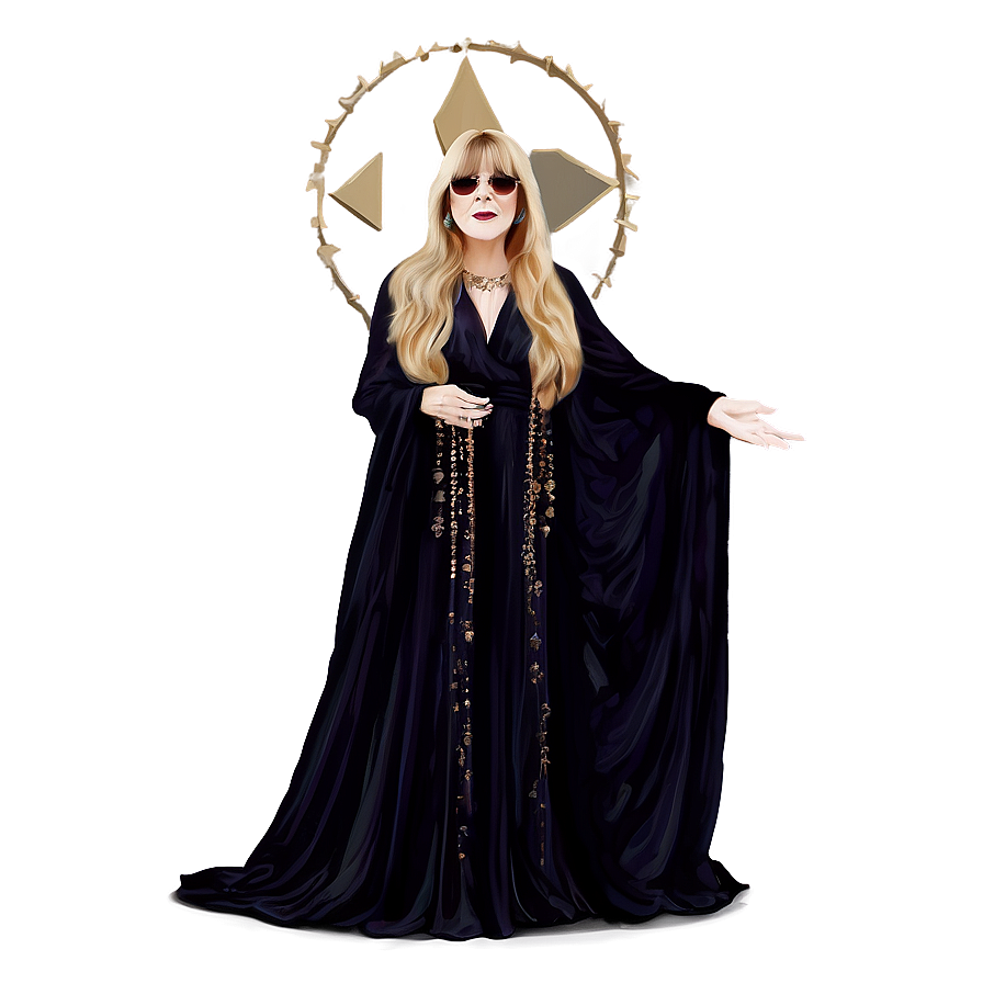 Stevie Nicks Legendary Fashion Png Hup50