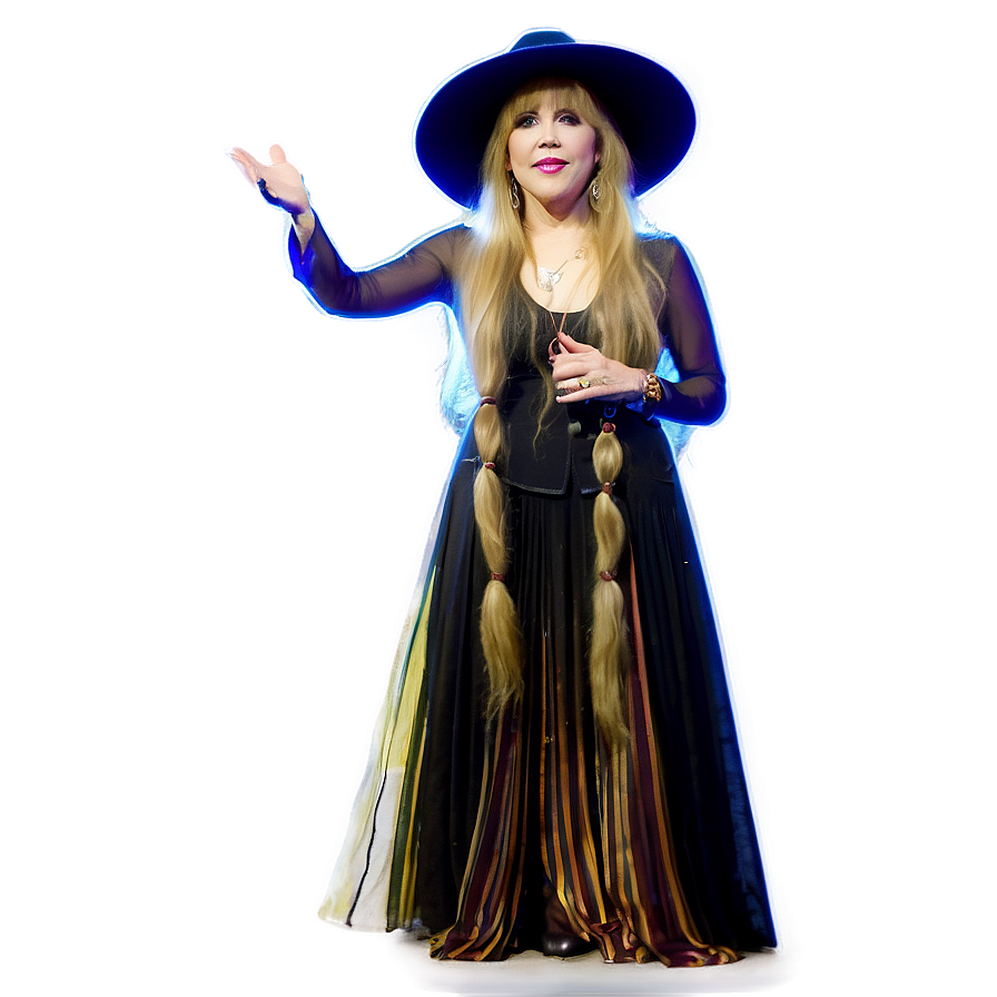 Stevie Nicks On Stage Png Xyj