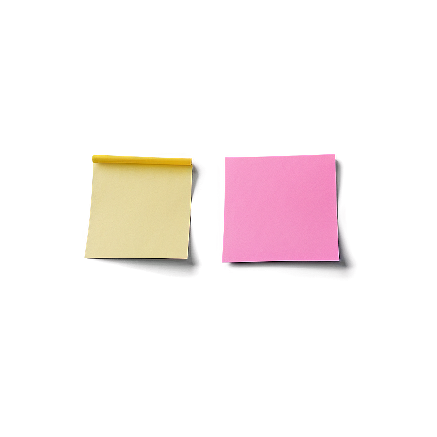 Sticky Note Mockup Png Mua