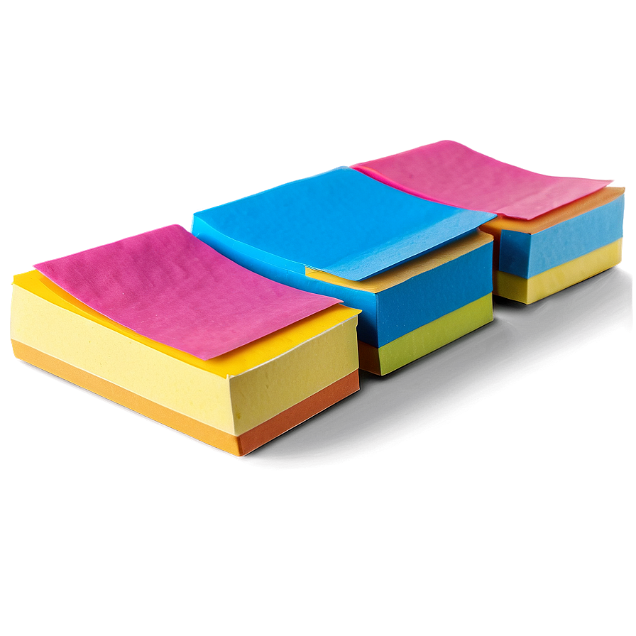 Sticky Note Set Png 2