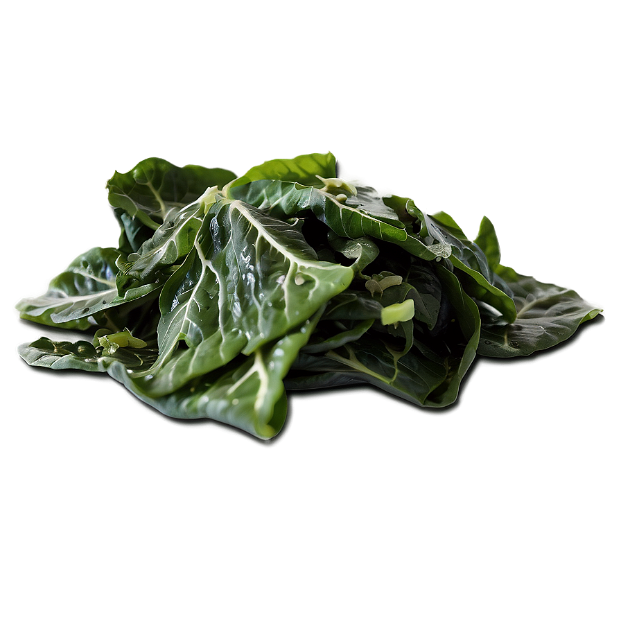 Stir-fried Collard Greens Png Myr91