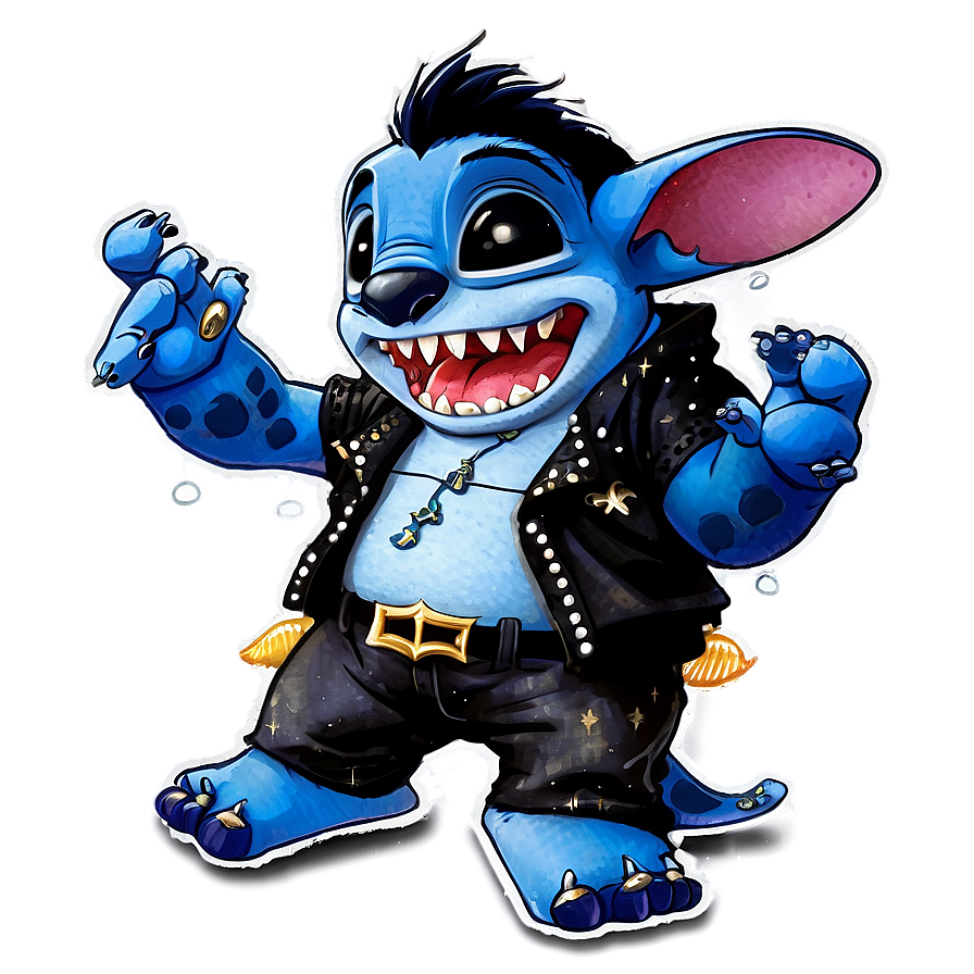 Stitch As Elvis Png Wbp63