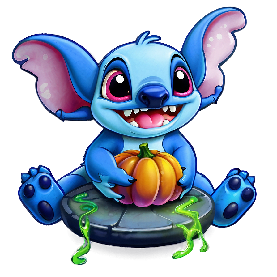 Stitch Halloween Magic Spell Png 93