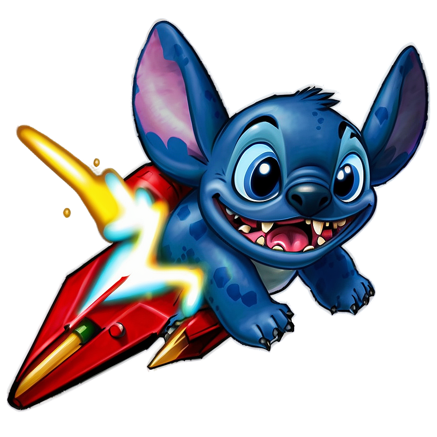 Stitch's Rocket Png 96