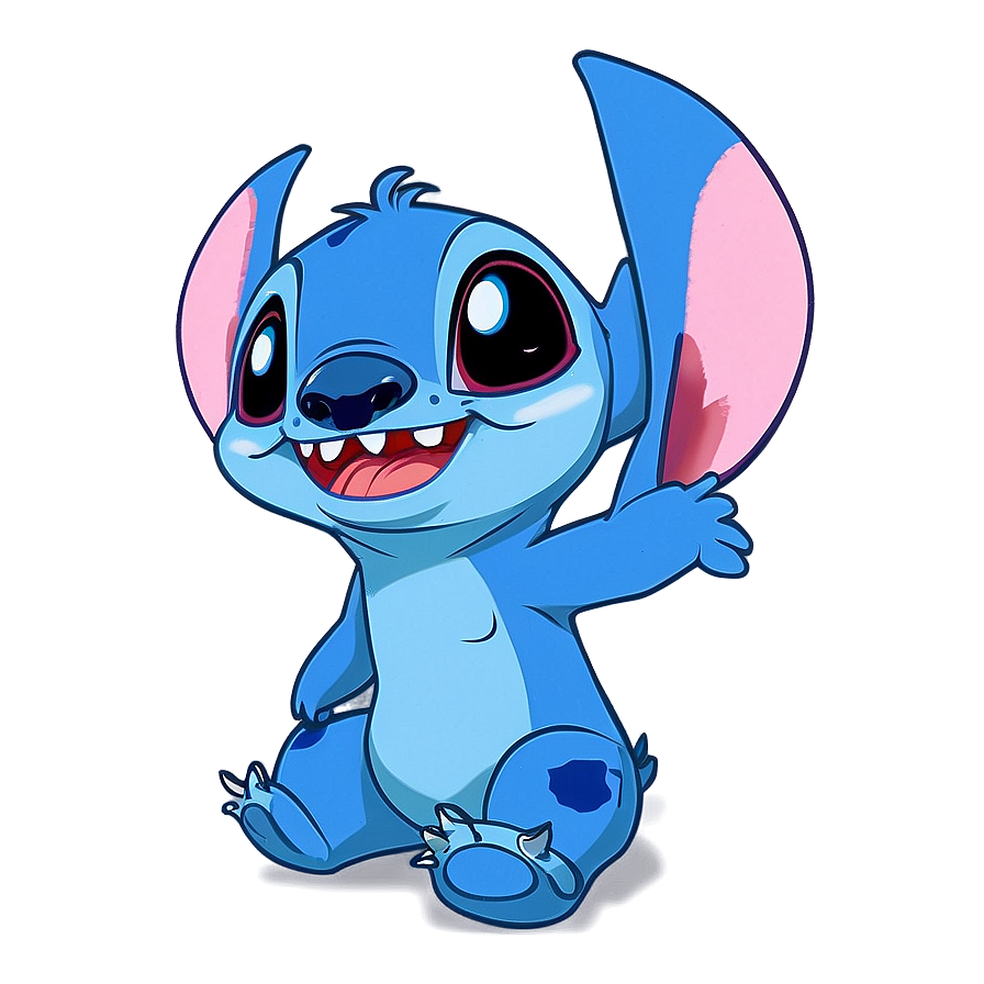 Stitch's Surprise Expression Png Tpl9