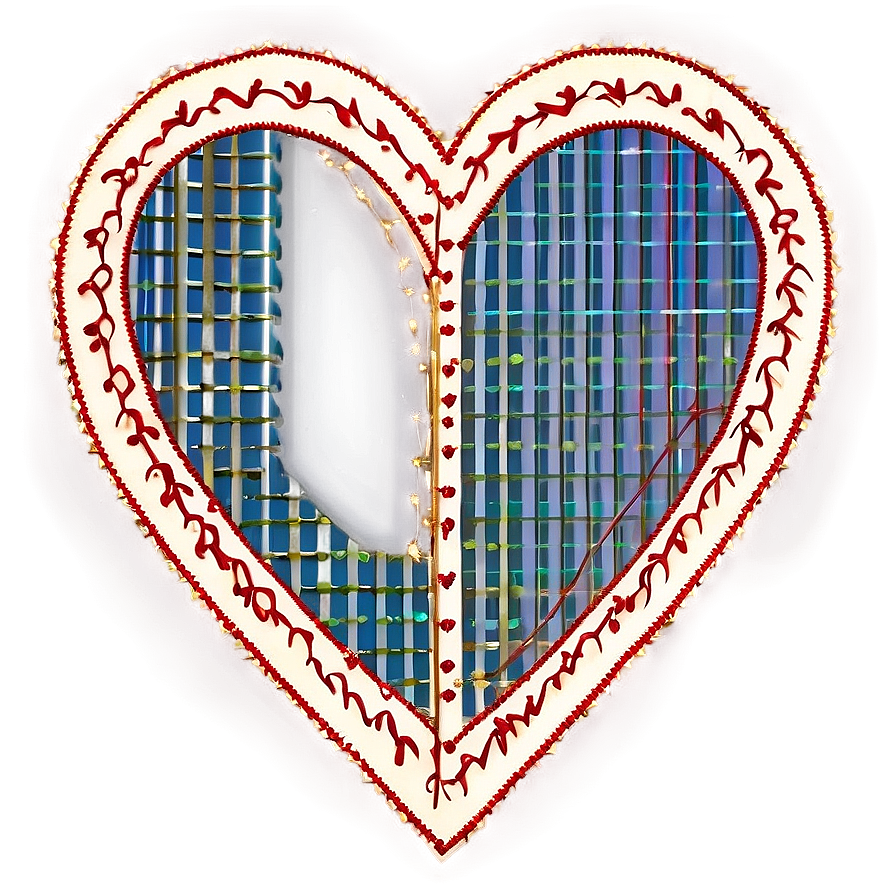 Stitched Heart Texture Png A