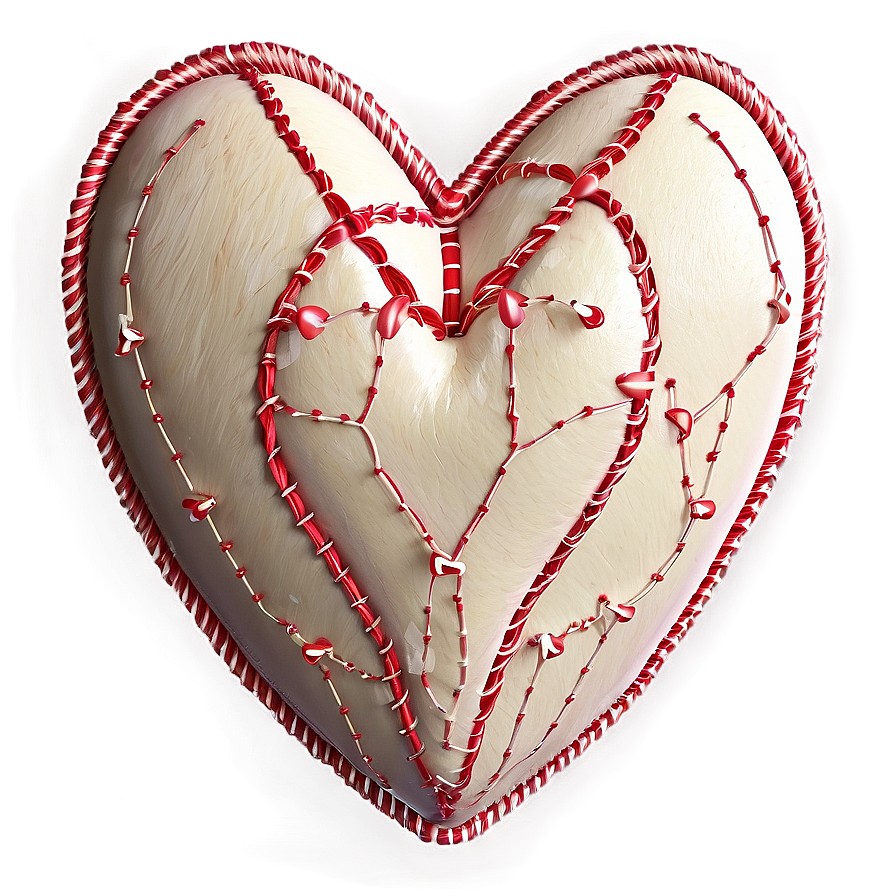 Stitched Heart Texture Png C