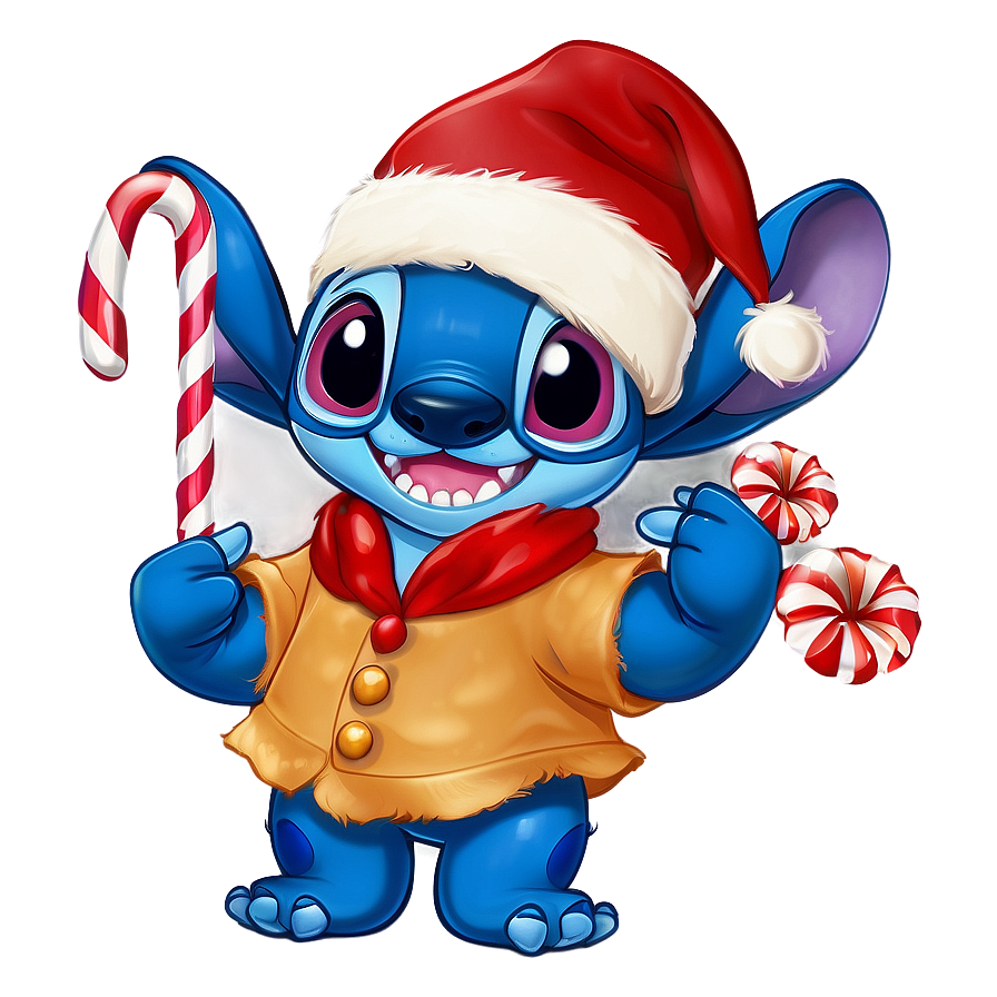 Stitch’s Holiday Cheer Png Qcq