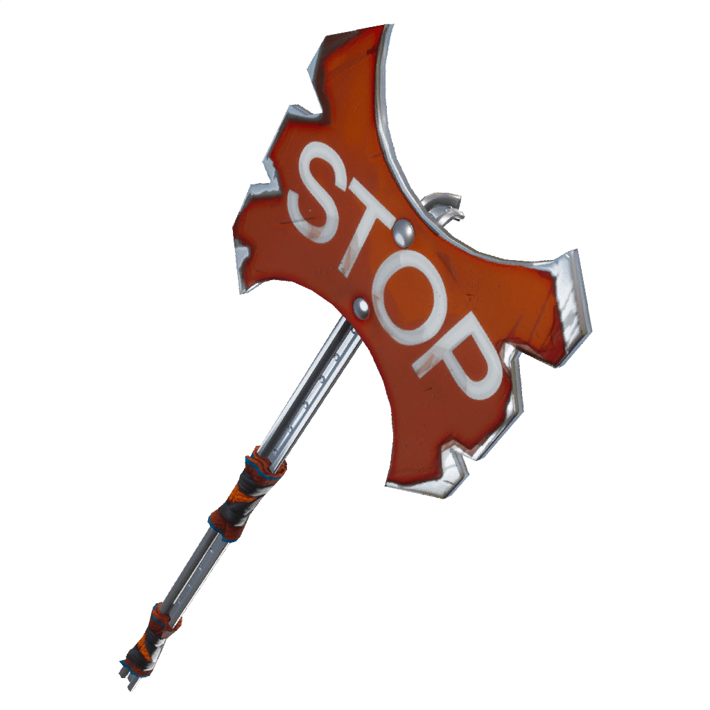 Stop Sign Axe Design