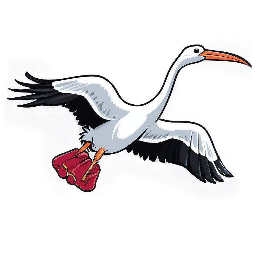 Stork Bird Delivery Png 29