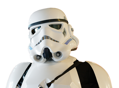 Stormtrooper Close Up Portrait