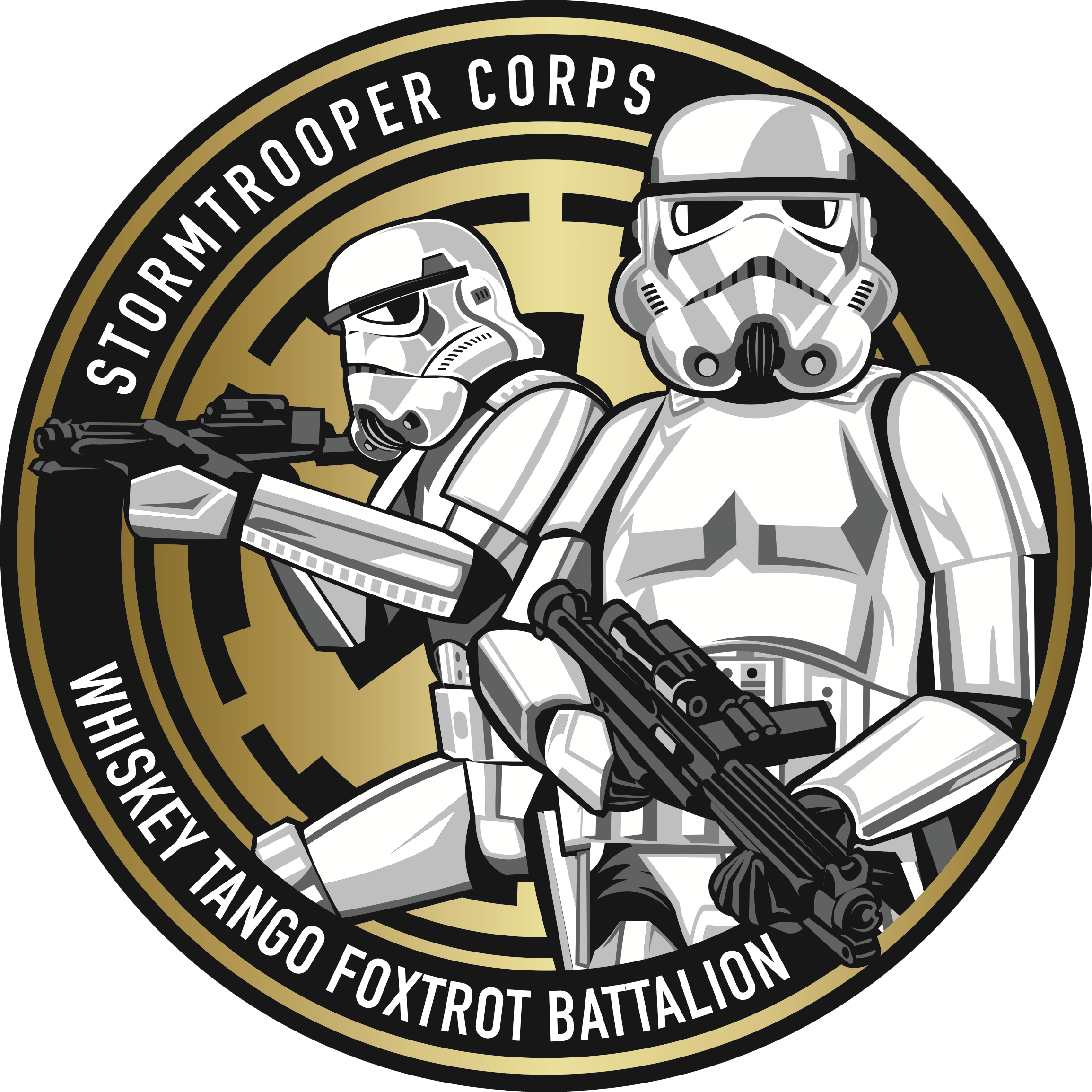 Stormtrooper Corps Whiskey Tango Foxtrot Battalion Emblem