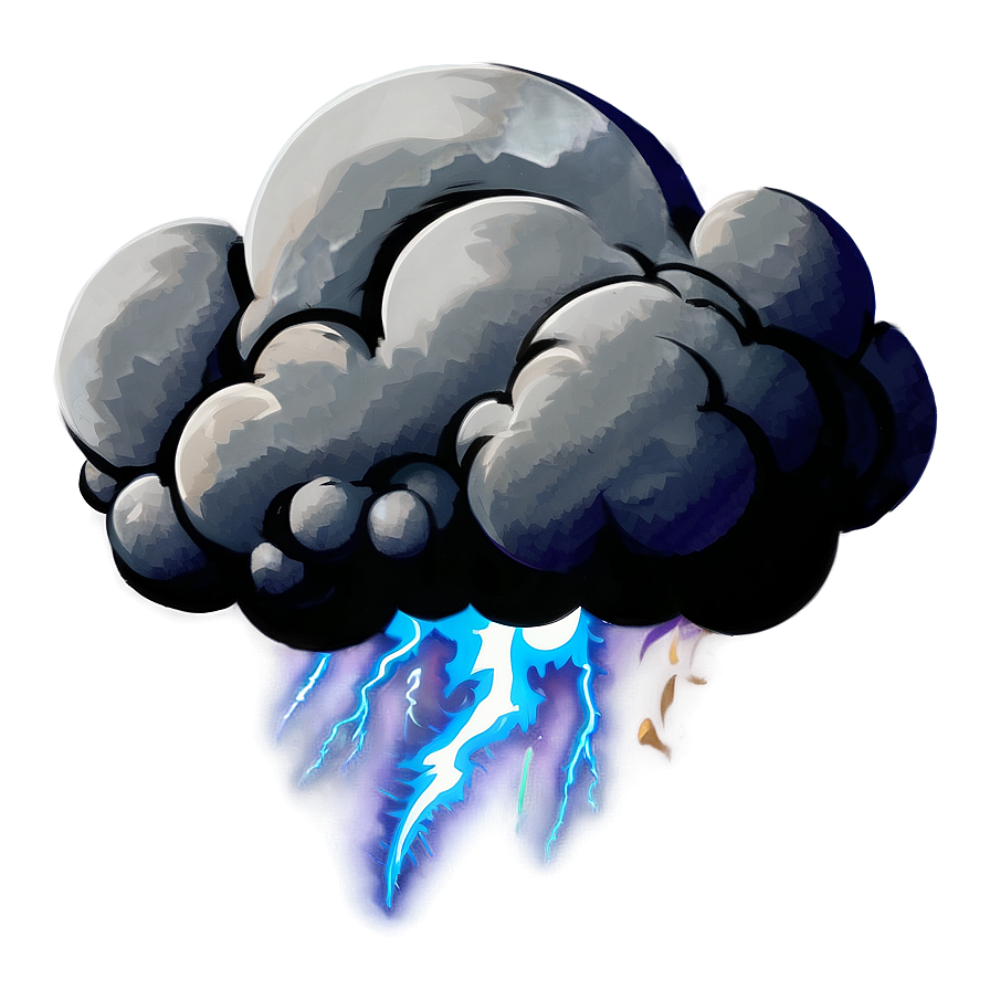 Stormy Thunder Cloud Png Wid