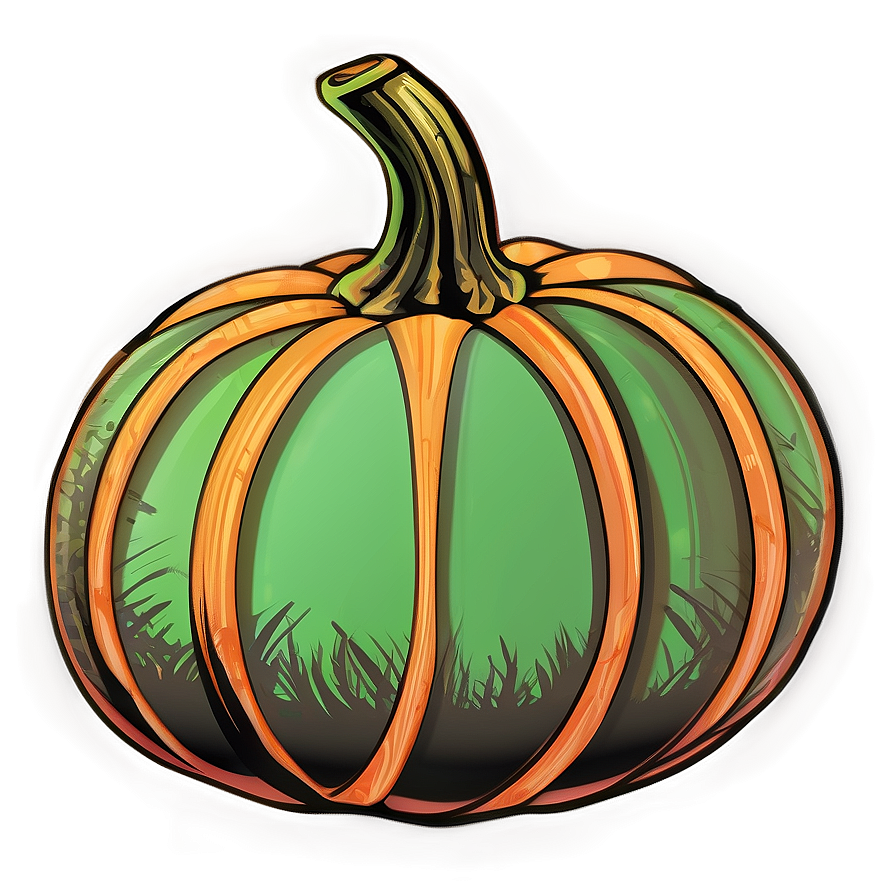 Storybook Pumpkin Outline Image Png 25