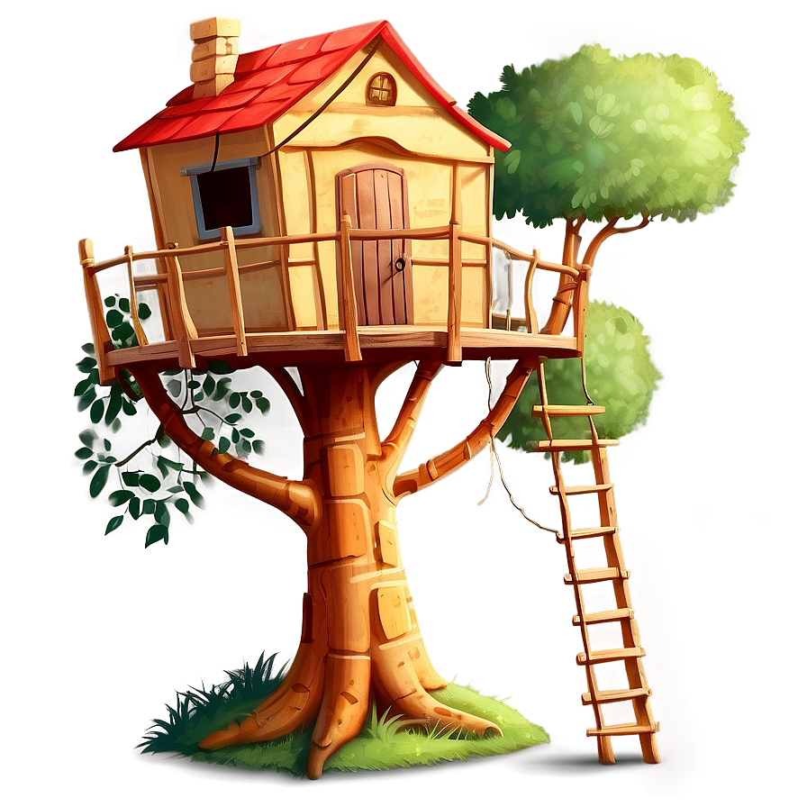 Storybook Treehouse Illustrations Png 06282024