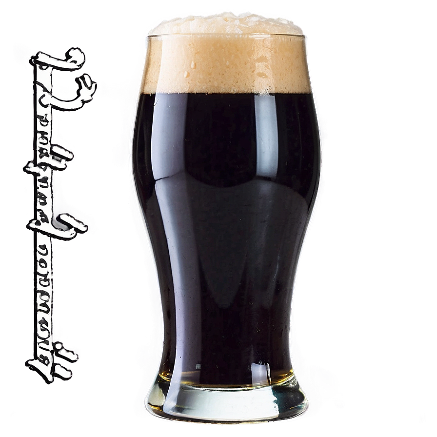 Stout Beer Glass Png 05032024