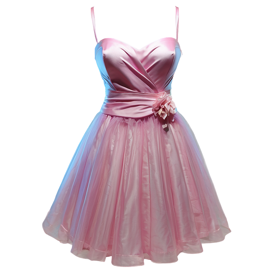 Strapless Pink Dress Png Jyk20