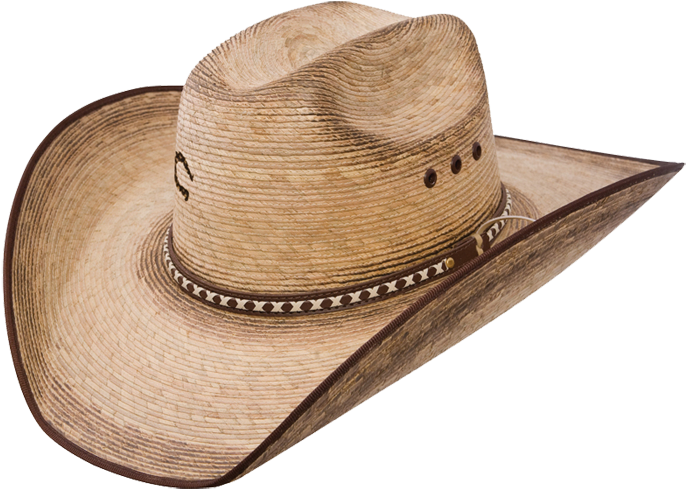 Straw Cowboy Hat Isolated