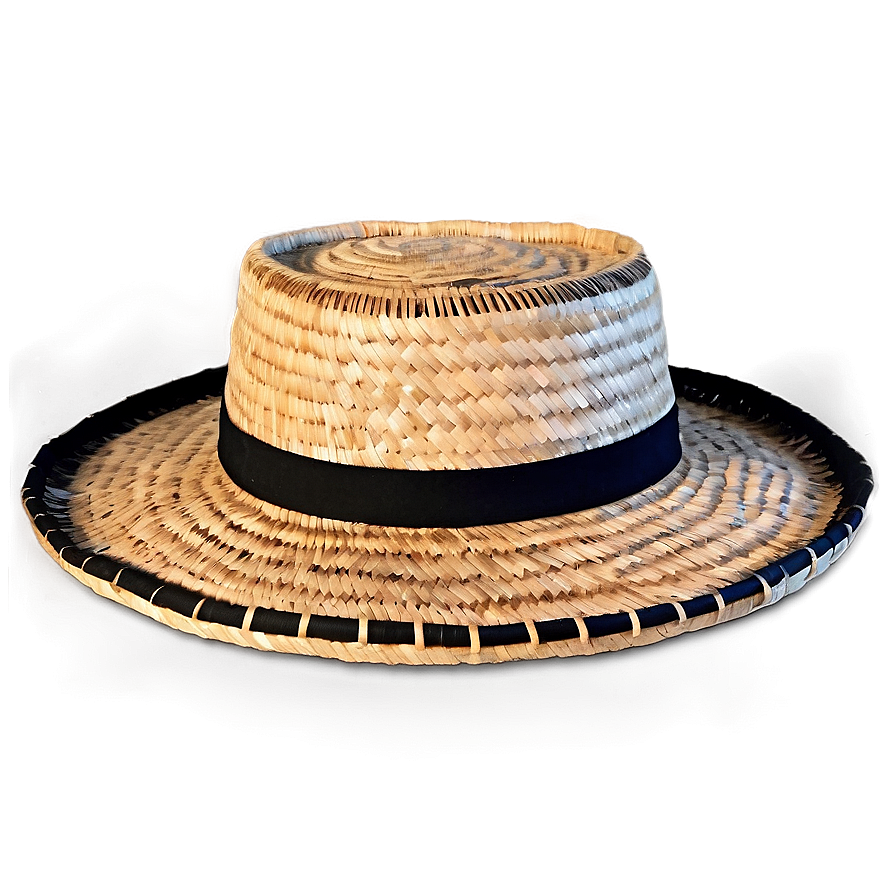 Straw Hat With Fringe Png 58