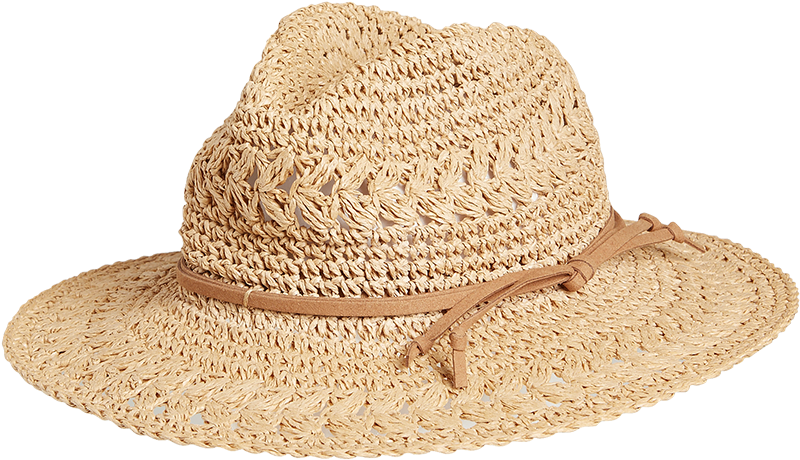 Straw Hatwith Leather Band.png