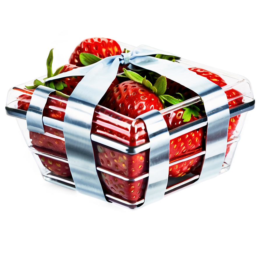 Strawberry Basket Png 05042024