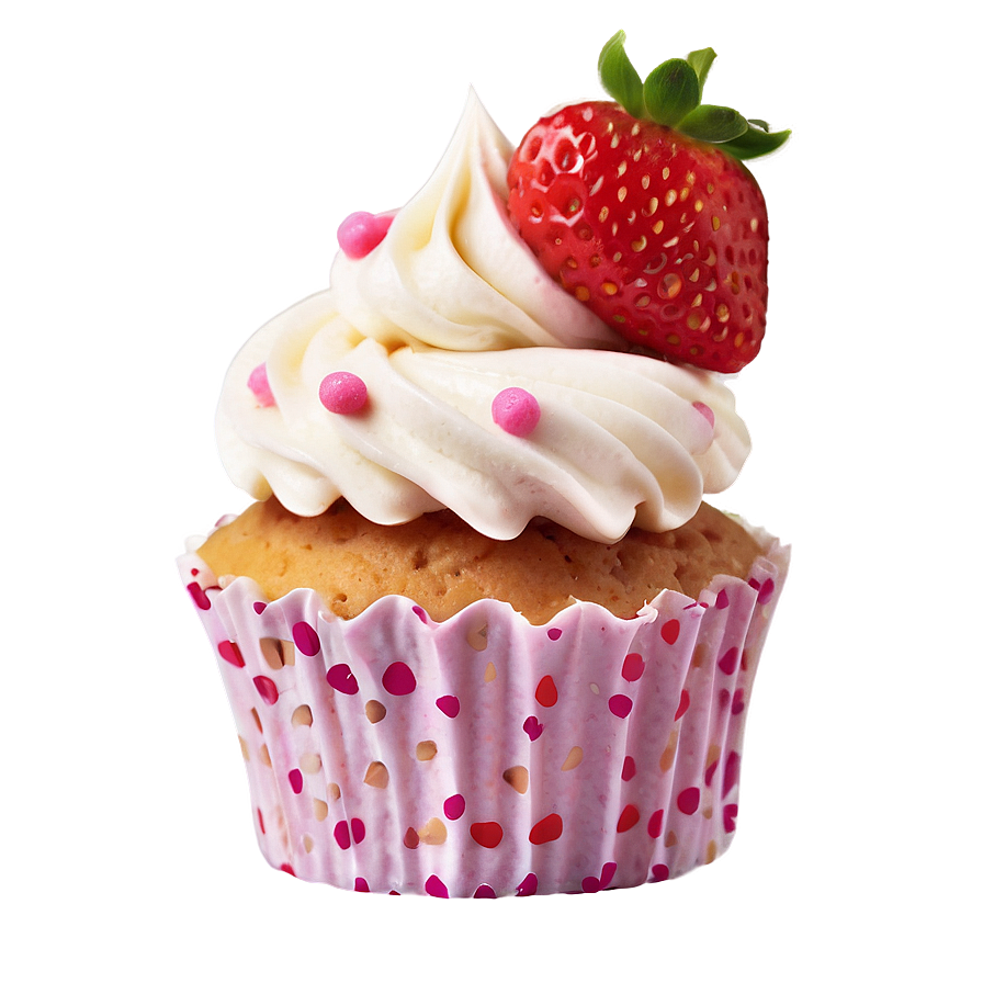 Strawberry Cupcakes Png Qmf7