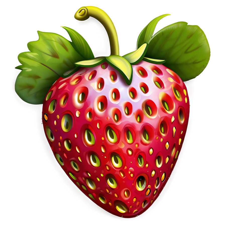 Strawberry Emoji Png 05042024