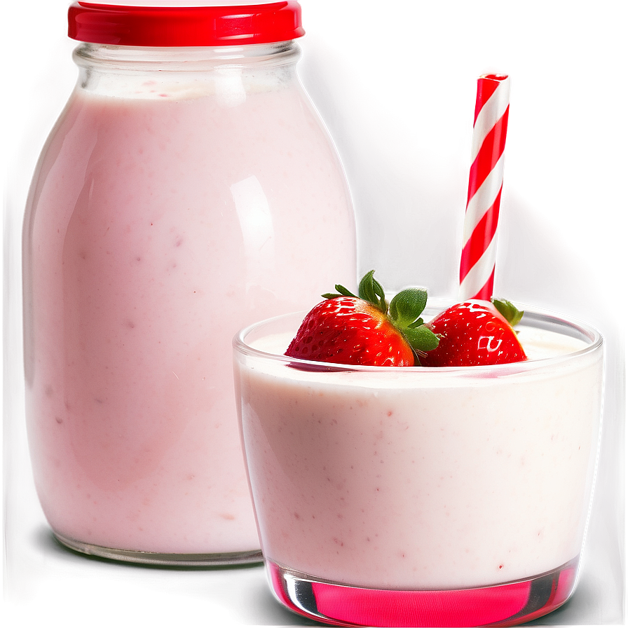 Strawberry Flavored Milk Png 06252024