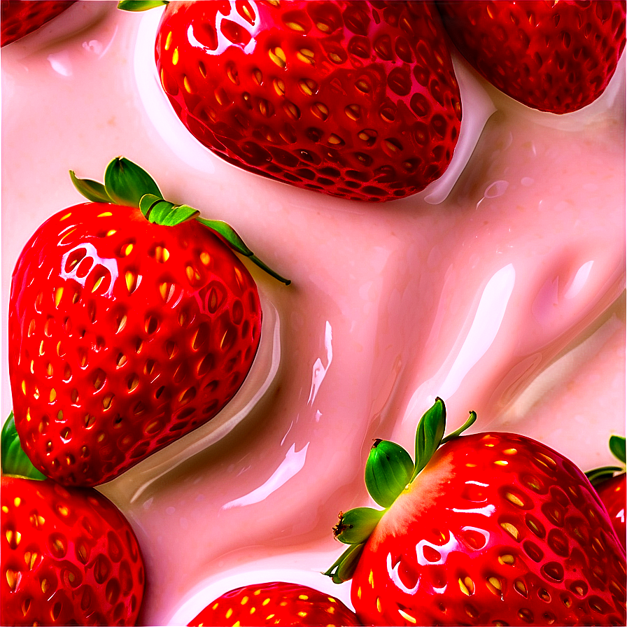 Strawberry Flavored Milk Png Dso