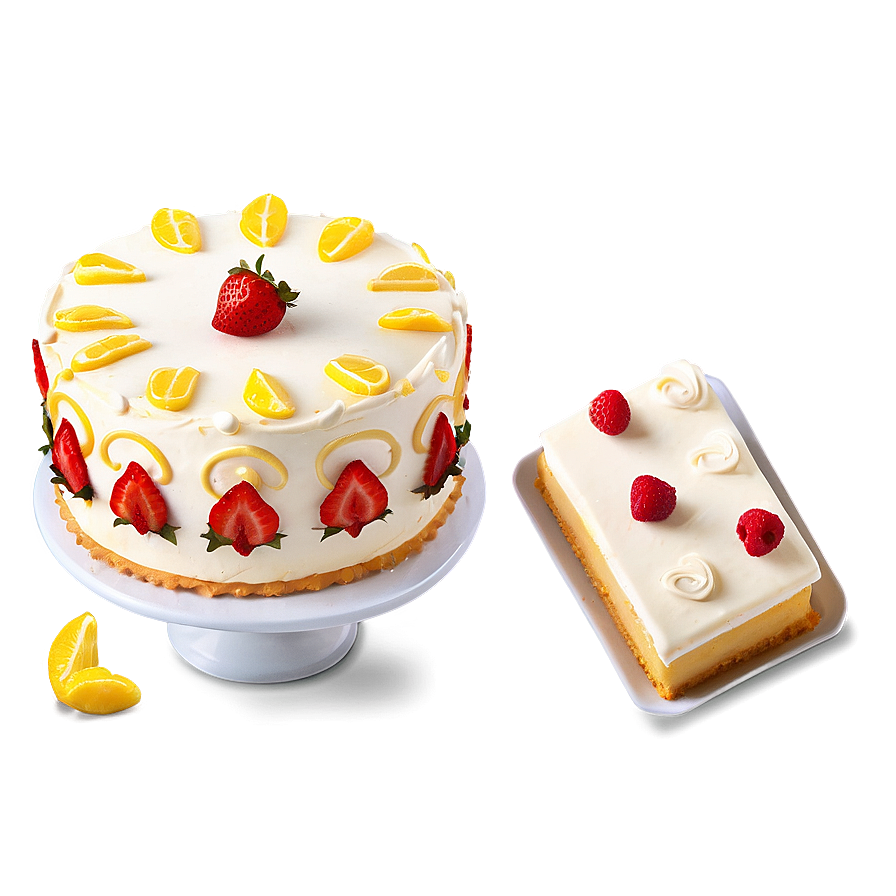 Strawberry Lemon Cake Png 48