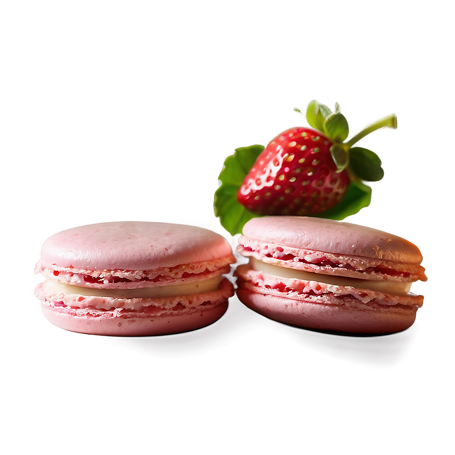 Strawberry Macaron Png 06122024