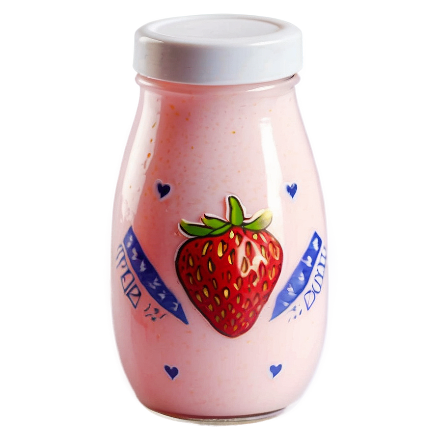 Strawberry Milk Breakfast Png 06252024