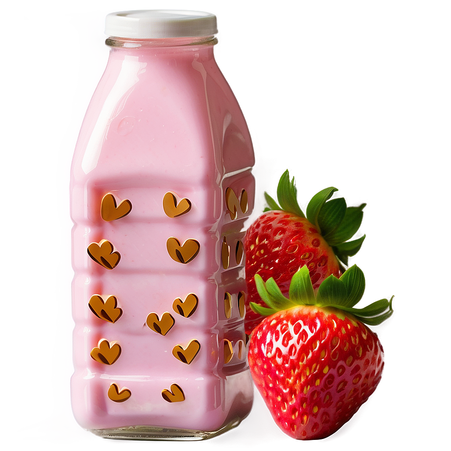 Strawberry Milk Carton Png 06252024