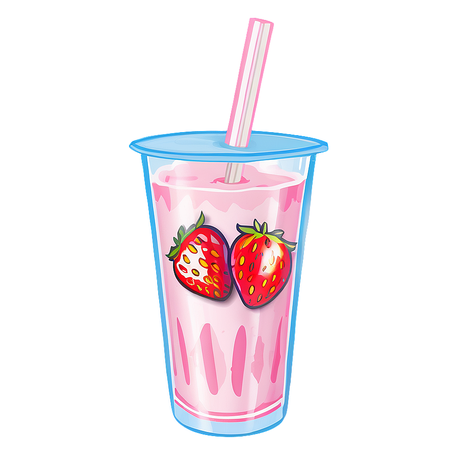 Strawberry Milk For Kids Png Ged81