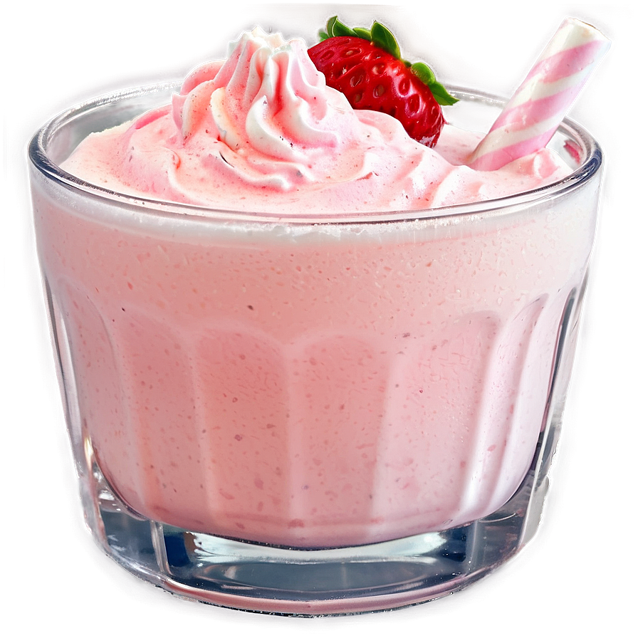 Strawberry Milk Froth Png Sth