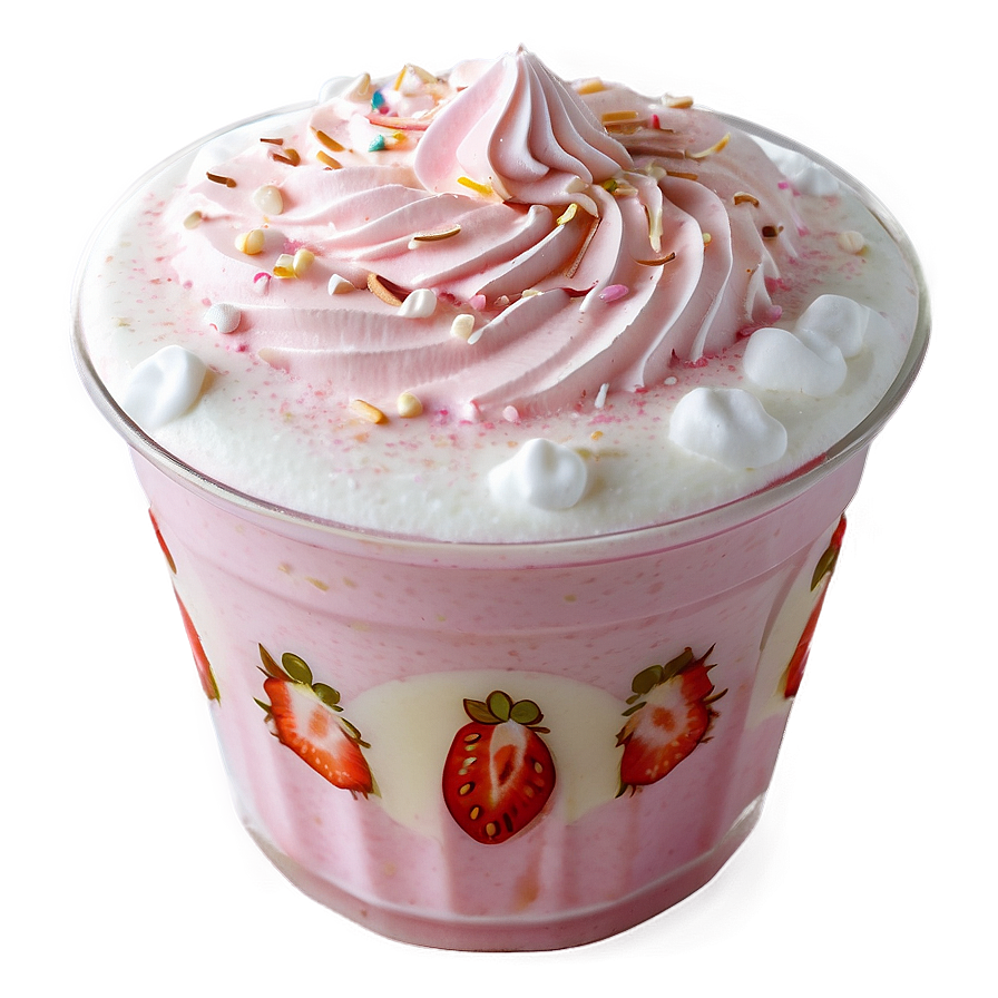 Strawberry Milk Latte Png 06252024