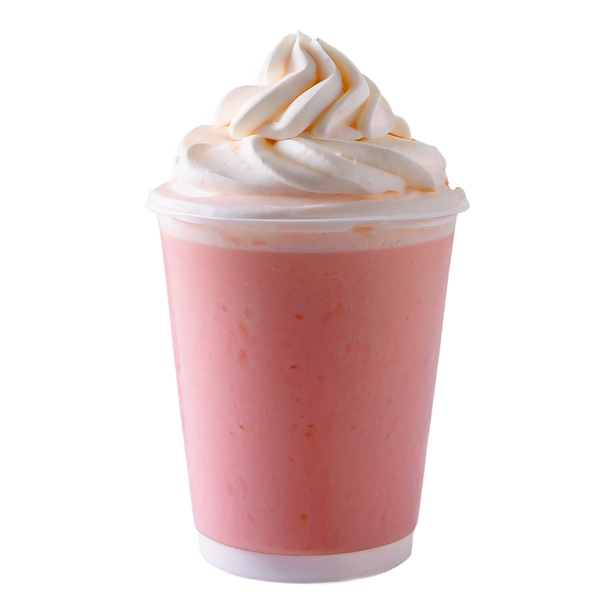 Strawberry Milk Latte Png Emo41