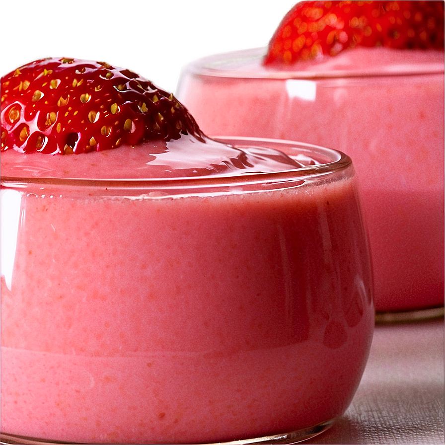 Strawberry Milk Pudding Png 06252024