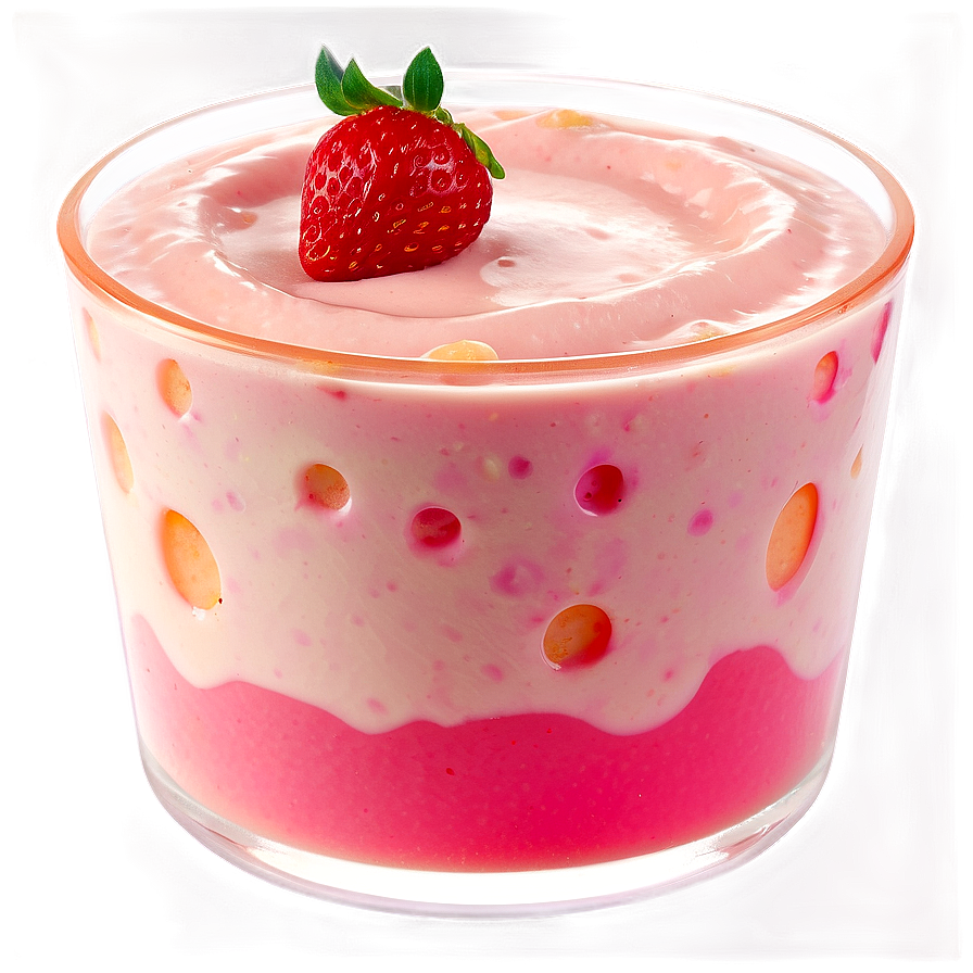 Strawberry Milk Pudding Png 06252024