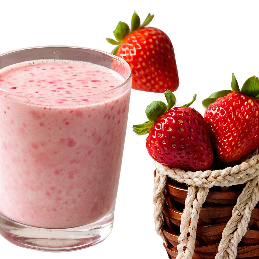 Strawberry Milk Recipe Png Pee69