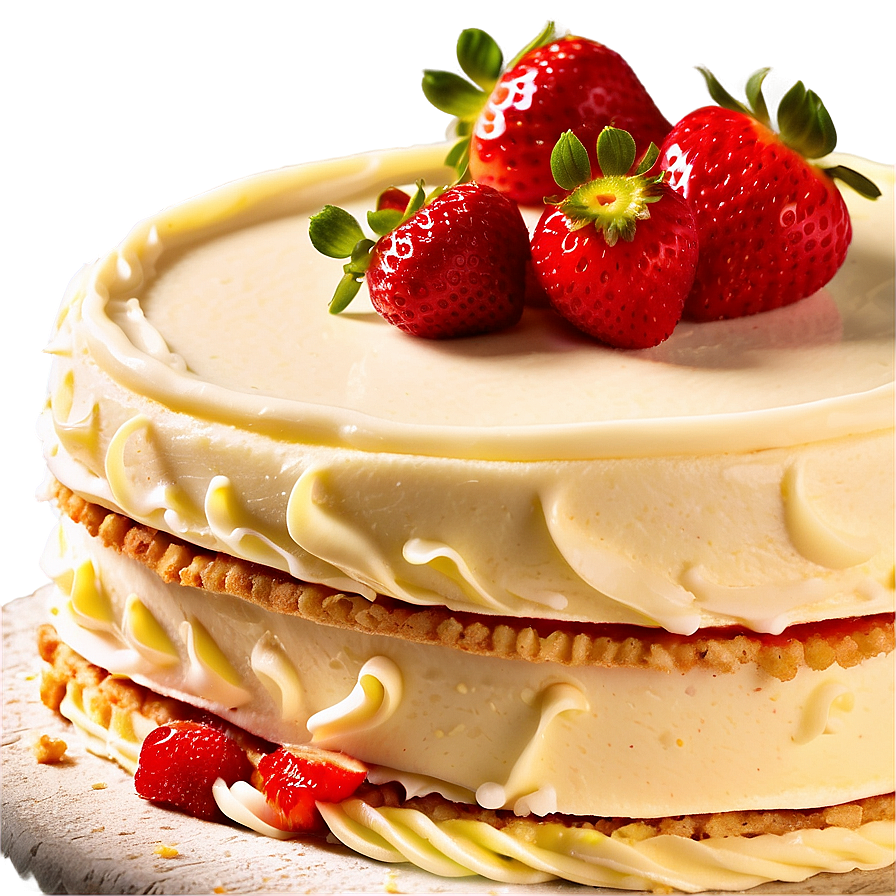 Strawberry Vanilla Cake Png Jnf92