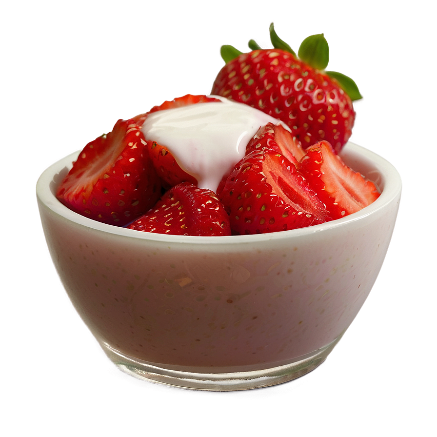 Strawberry Yogurt Png Swa