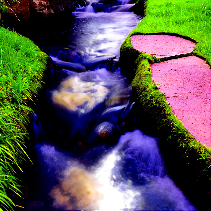 Stream In Urban Park Png Iot